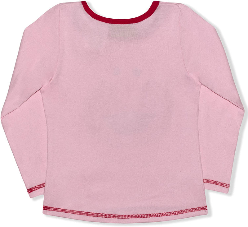 Sesame Street Toddler Girls Long Sleeve Tee Baby and Toddler, Pink