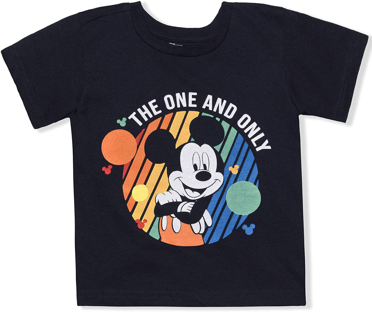 Disney Mickey Mouse Boy's 3 Piece T-Shirt, Tank Top and Shorts Set for Infant and Toddler - Red/White/Grey
