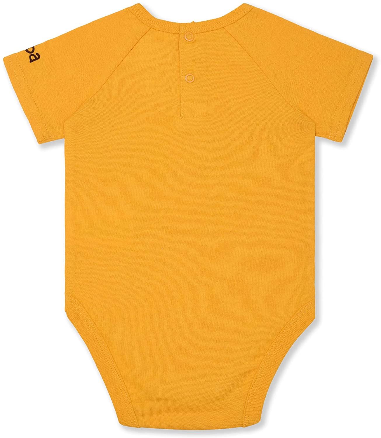 Disney Lion King Simba Boys’ Short Sleeve Bodysuit and Jogger for Newborn and Infant – Yellow/Grey