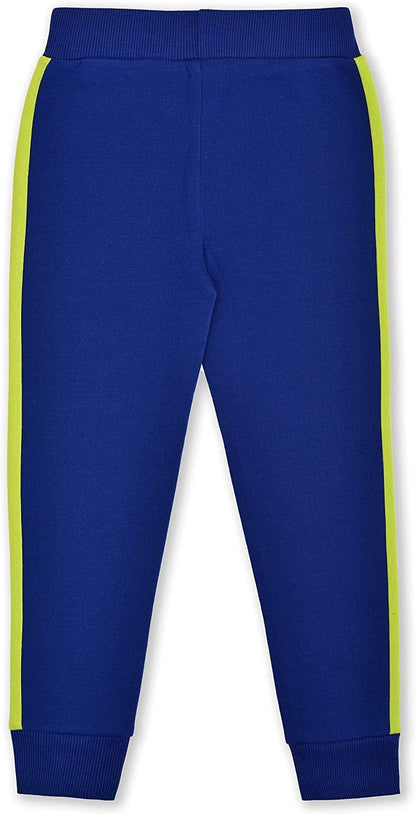 Disney Monsters Inc Boys Mike and Sully T-Shirt, Zip Up Hoodie and Jogger Pants Set for Toddler and Little Kids