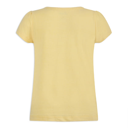 Disney Girl's 3 Pack Minnie Mouse Short Sleeves Tee Shirt Set, Pink/Yellow/White