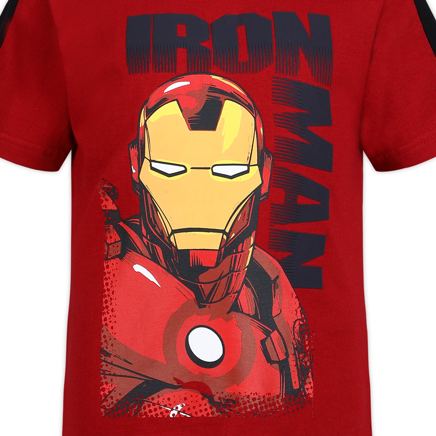 Marvel Avengers Captain America, Hulk and Iron Man Boys’ 4 Pack T-Shirt for Toddler and Little Kids - Navy/Blue/Green/Red