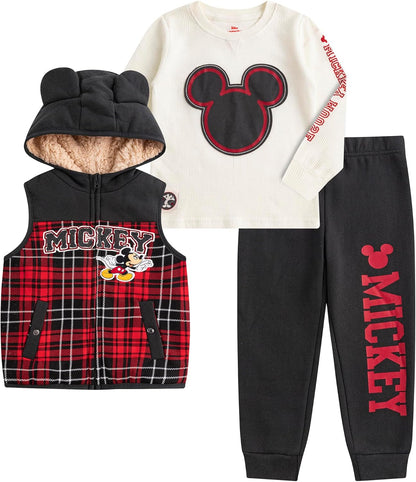 Disney Mickey Mouse Boys Vest Set Black