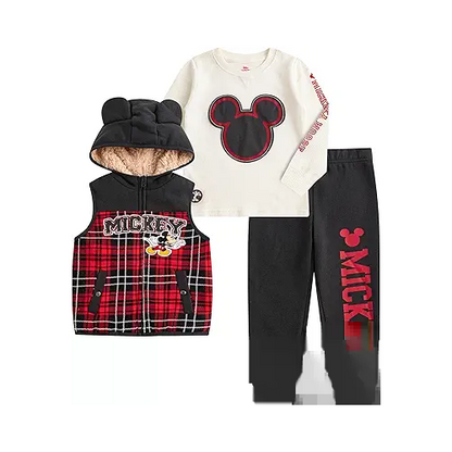 Disney Mickey Mouse Boys Vest Set Black