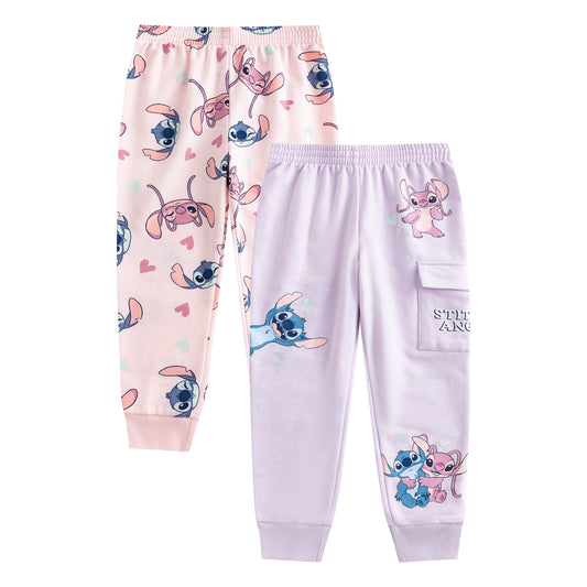 Disney Lilo & Stitch Girls Joggers for Big Kids - 2 pc