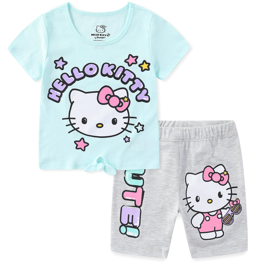 Hello Kitty Top and Bike Short Set