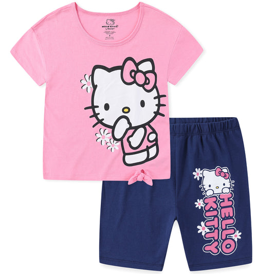 Hello Kitty Top and Bike Short Set