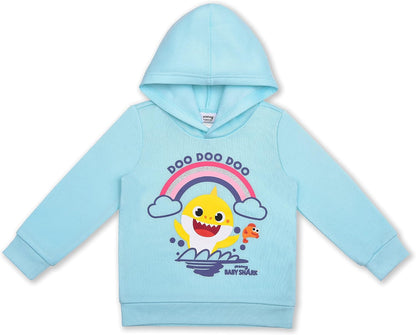 Nickelodeon Baby Shark Girls? Hoodie and Legging Set for Infant and Toddler ? Pink/Blue/Grey