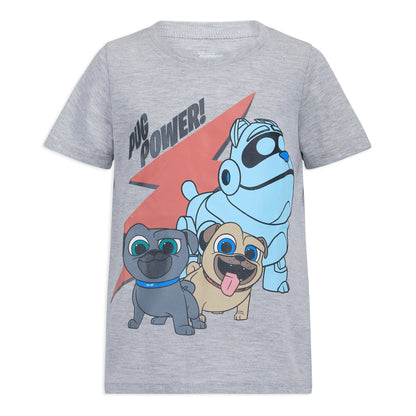 Puppy Dog Pals Toddler Boys' T-Shirt (Pack of 3) RED