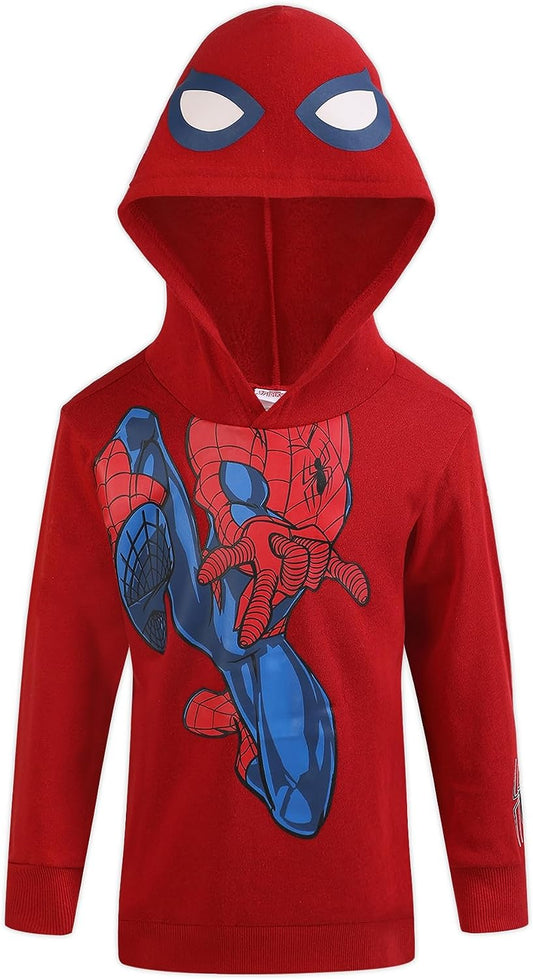 Marvel Spiderman Boys? Hoodie for Toddler and Little Kids? Red