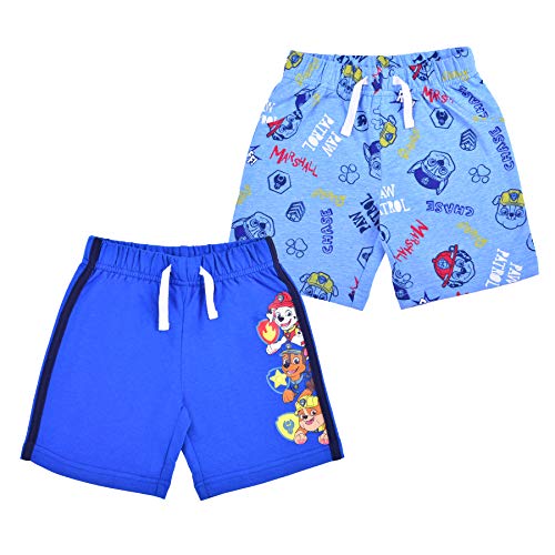 Paw Patrol Nickelodeon 2 Pack Shorts for Boys, Kids Short s, Olive and Gray