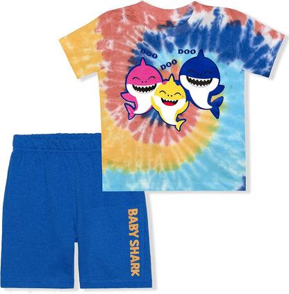 Nickelodeon Baby Shark Boys? T-Shirt and Short Set for Toddler ? Blue/Multicolor