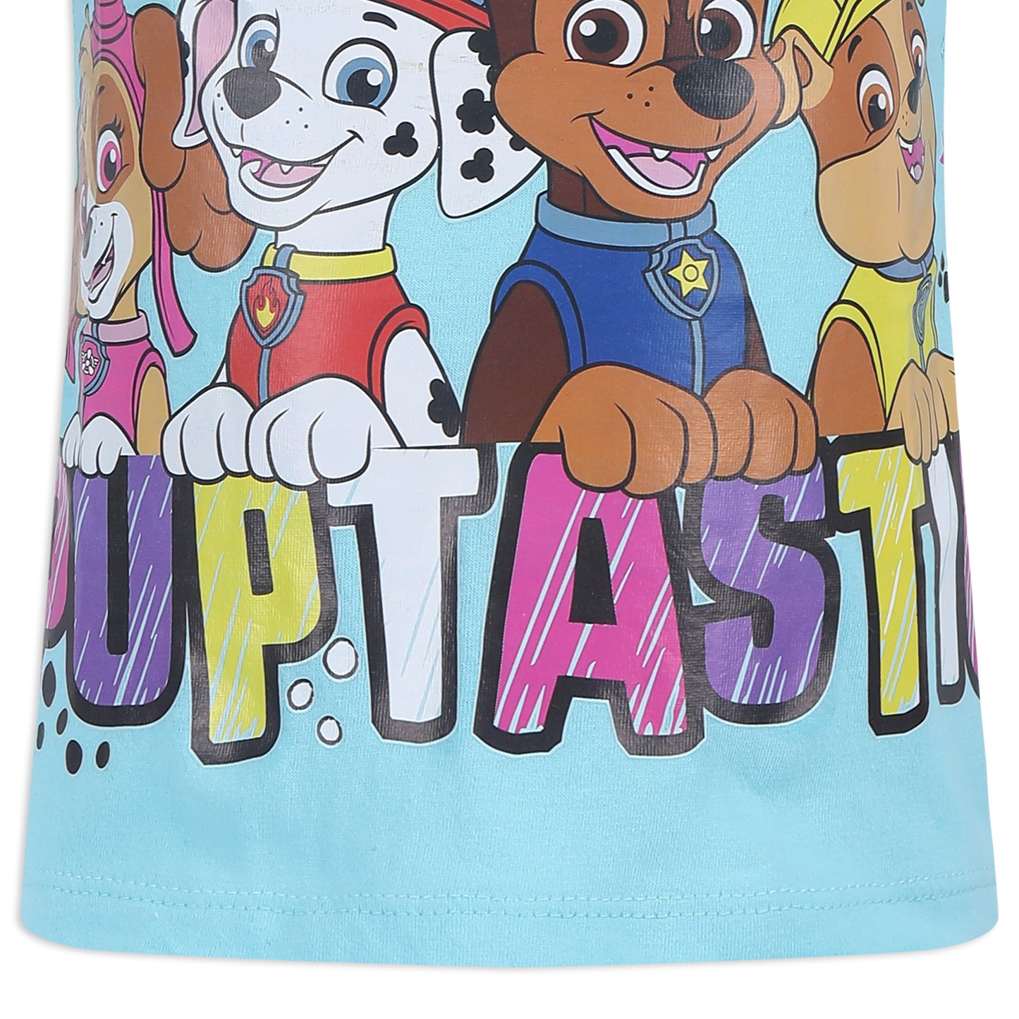 Nickelodeon Paw Patrol Girls Short Sleeve T-Shirt for Toddler and Little Kids - Grey/Pink/White/Blue