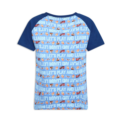 Blippi Boys’ 3 Pack T-Shirts for Infant and Toddler – Blue/Orange/Grey