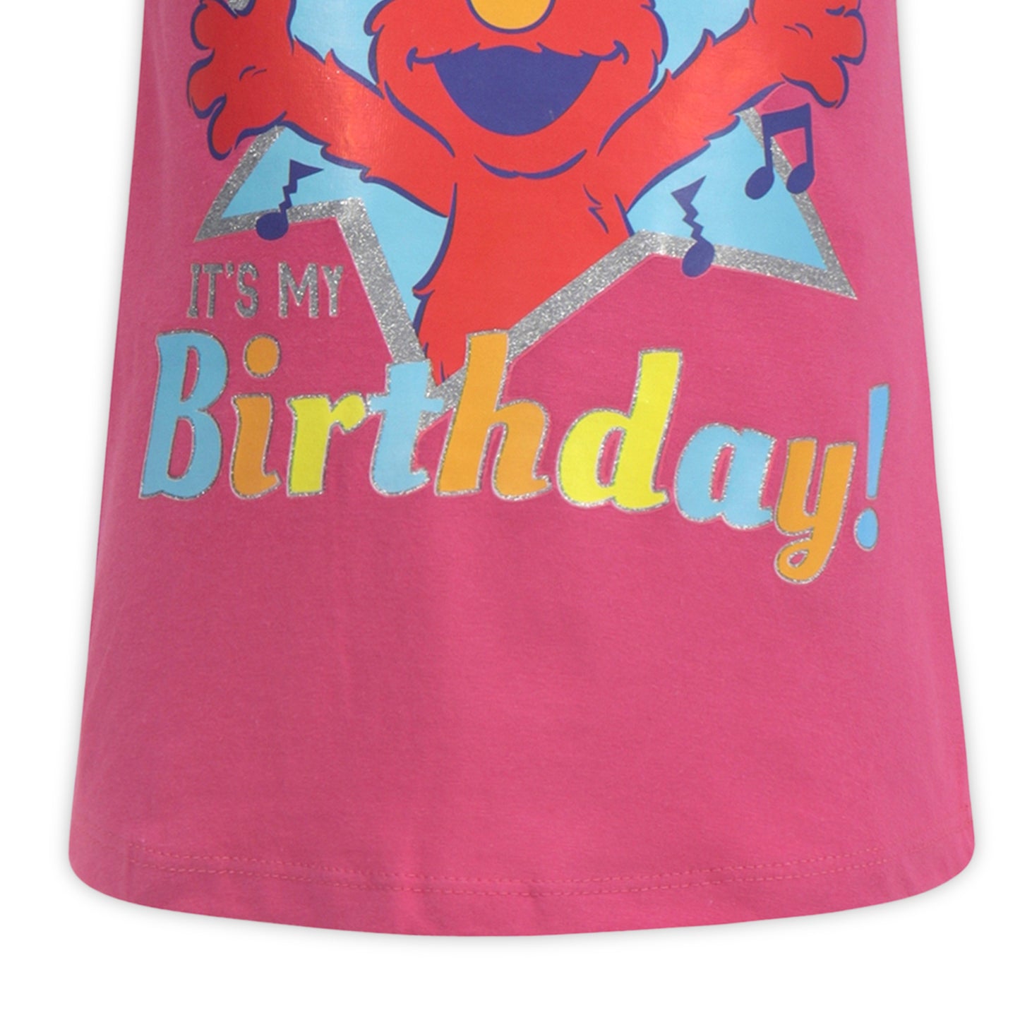 Sesame Street Elmo Girls’ Birthday T-Shirt for Infant and Toddler - Red