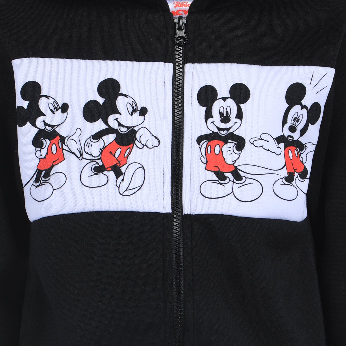 Disney Mickey Mouse Boys’ 2 Pack Hoodie for Toddler and Little Kids – Grey/Black/Red