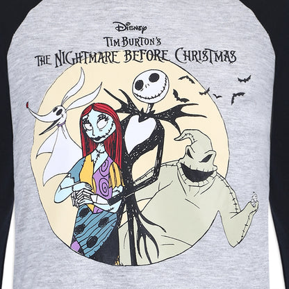 Disney’s Nightmare Before Christmas 2 Pack Long Sleeves Raglan Tee Shirt Set for Boys