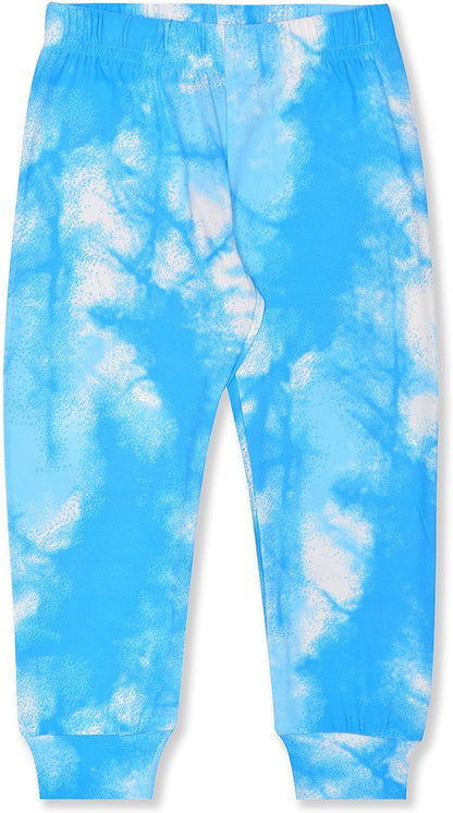 Nickelodeon Blues Clues Girls 2 Piece Tie Dye Hoodie and Jogger Pants Set for Infant and Toddler ? Blue