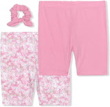 Young Hearts Girls’ 2 Pack Shorts and Scrunchie for Toddler, Little and Big Kids