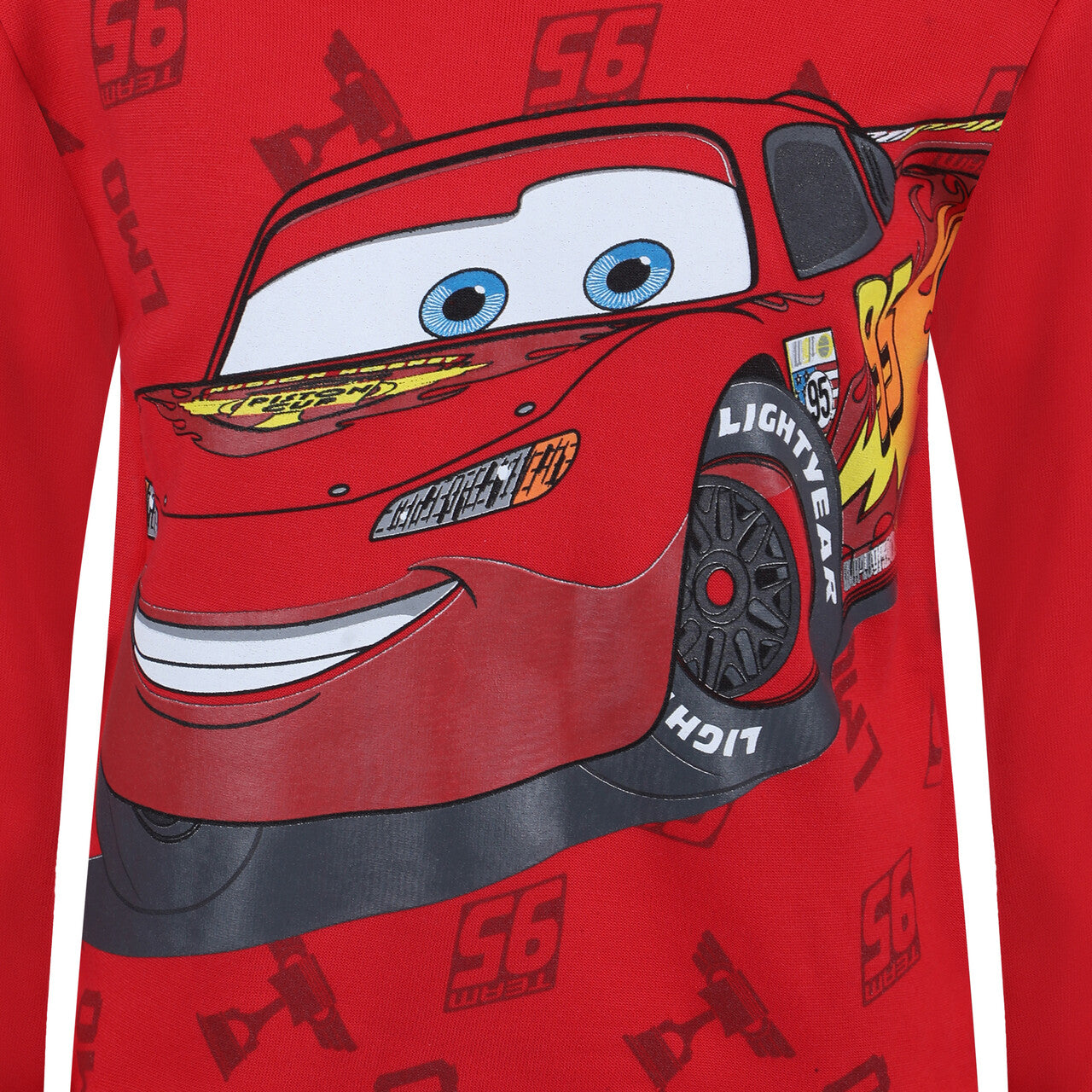 Disney Cars Lightning McQueen Boys’ Hoodie for Toddler, Little and Big Kids – Red