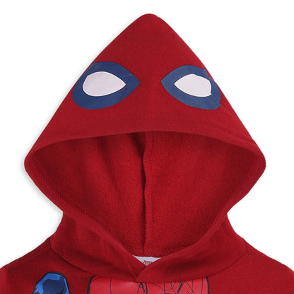 Marvel Spiderman Boys’ Hoodie for Toddler and Little Kids– Red