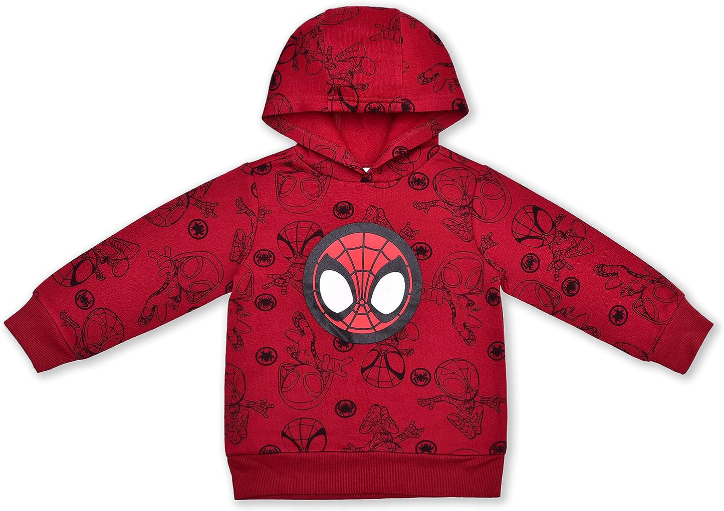 Marvel Spidey and His Amazing Friends Red Hoodie and Jogger Sweatpant Set for Toddler Boy