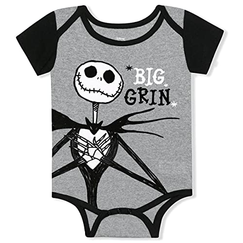 Disney Nightmare Before Christmas Bodysuit for Baby Boy - Black/Grey