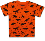 ORANGE DINO TEE