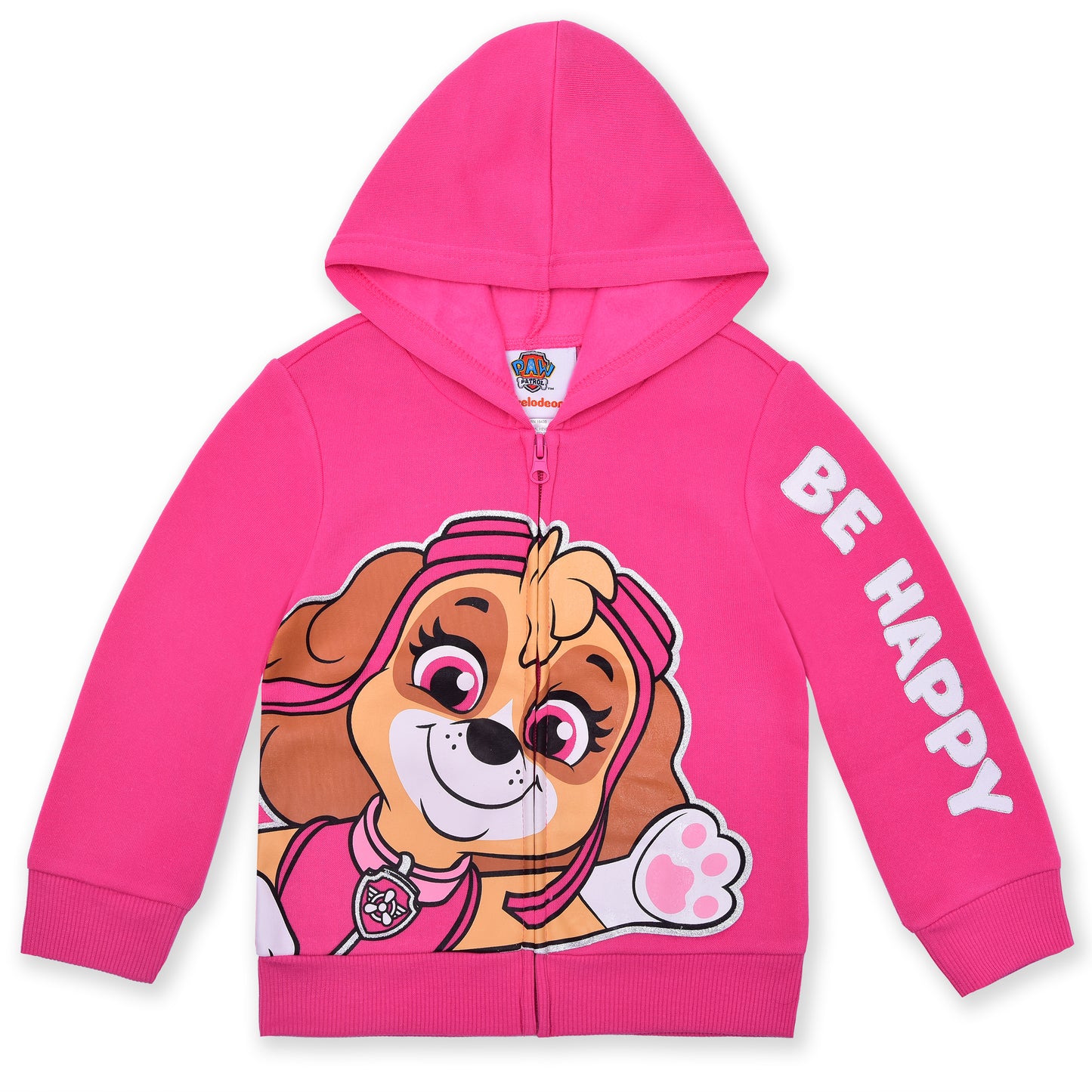 Paw Patrol Girls Skye, Marshall and Rubble Pink Hoodie, T-Shirt and Leggings Set for Toddler Girl, Little Girl and Big Girl