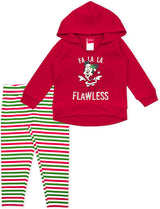 Disney 2-Piece Minnie Mouse Fleece Hoodie and Legging Sets for Girls , Fa La La Red