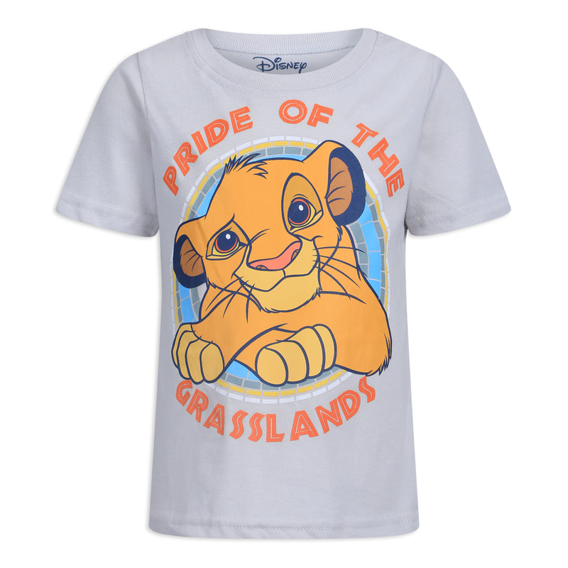 Lion King The Toddler Boys' T-Shirt (Pack of 3) Grey