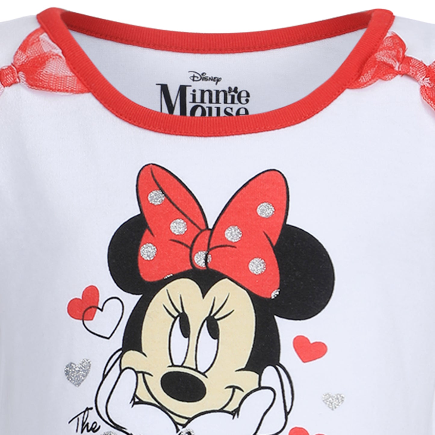 Disney Minnie Mouse Girls’ Birthday Dress for Toddler and Little Kids – Pink or Red/White