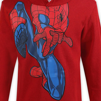 Marvel Spiderman Boys? Hoodie for Toddler and Little Kids? Red