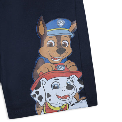 Paw Patrol Nickelodeon Boy's 2-Pack Casual Drawstring Short , Blue/Grey