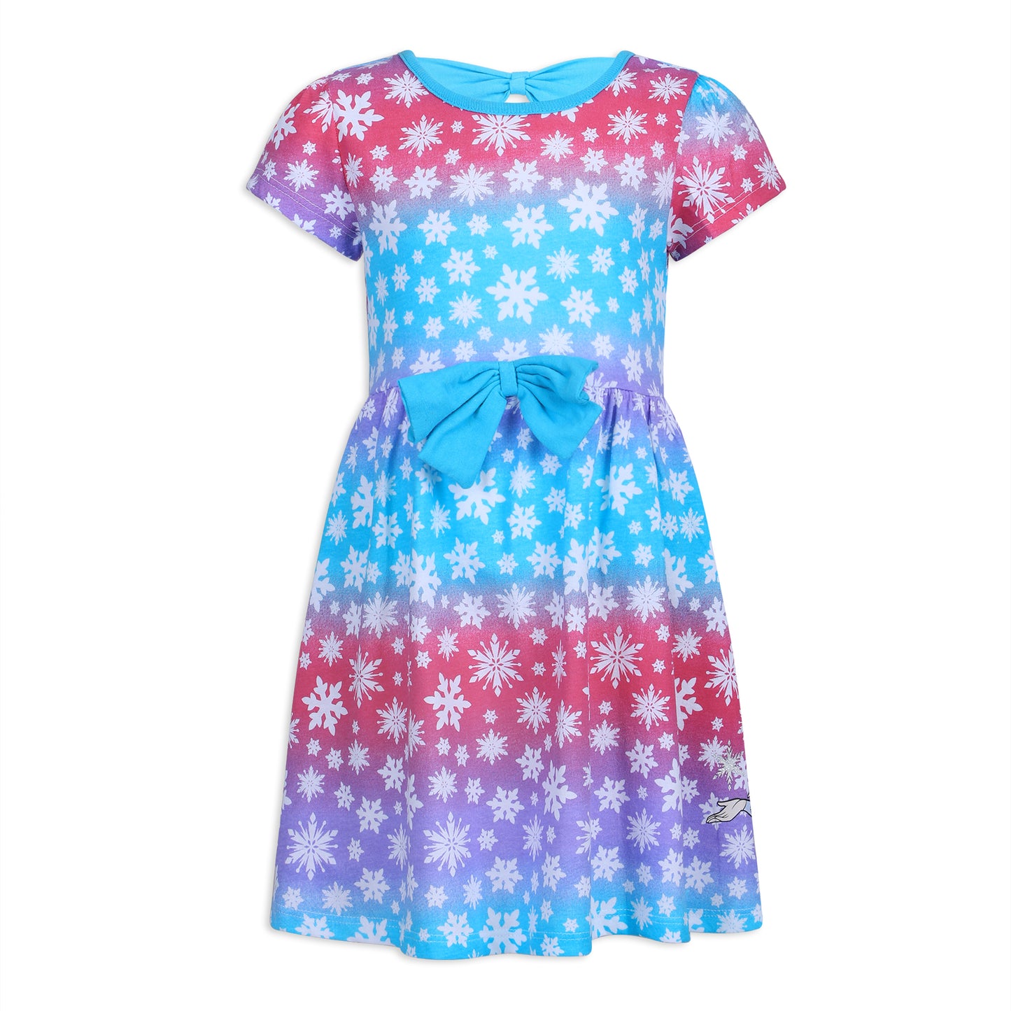 Disney Frozen Elsa Girls 2 Pack Dresses for Toddler - Pink/Purple/Multicolor