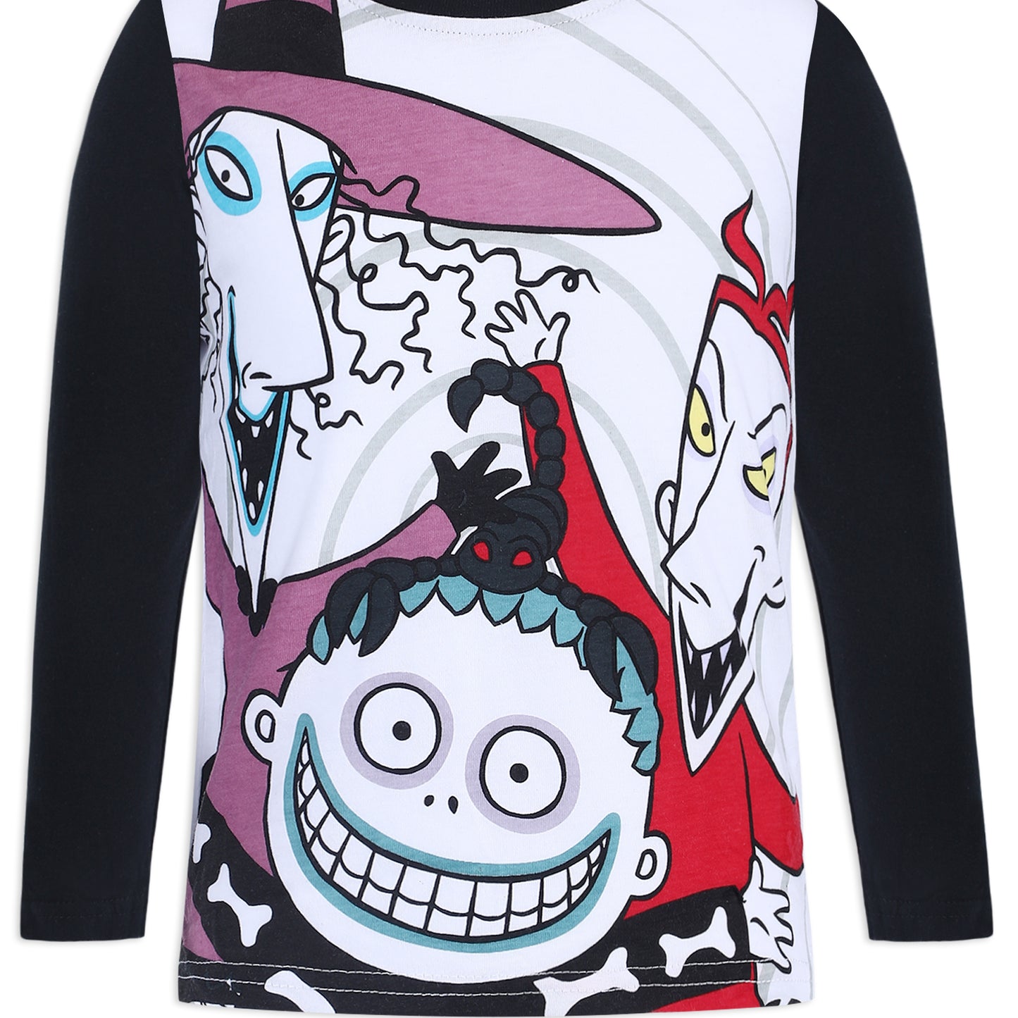 Disney’s Nightmare Before Christmas 2 Pack Long Sleeves Raglan Tee Shirt Set for Boys