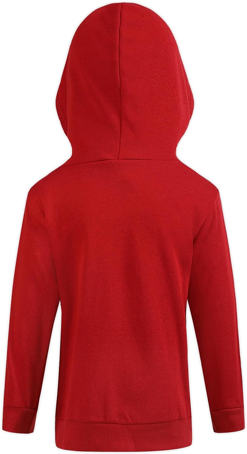 Marvel Spiderman Boys? Hoodie for Toddler and Little Kids? Red