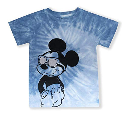 Disney Mickey Mouse Boys T-Shirt for Toddlers and Little Kids – Green/Red/Grey/Blue/Yellow