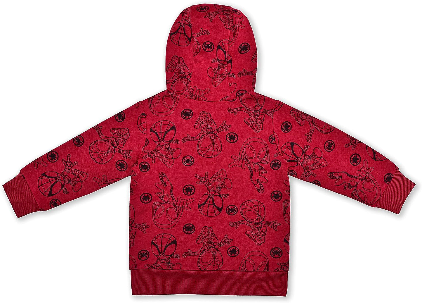 Marvel Spidey and His Amazing Friends Red Hoodie and Jogger Sweatpant Set for Toddler Boy