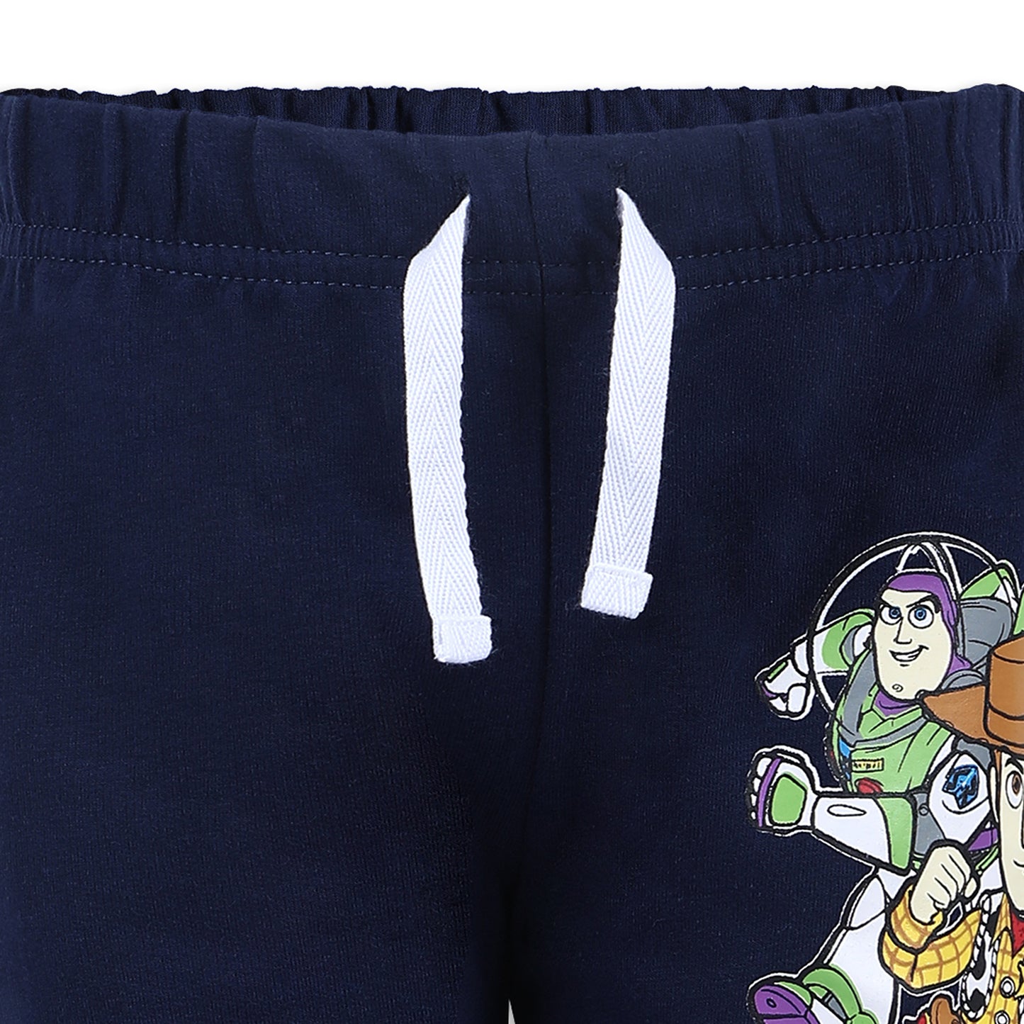 Disney Toy Story Woody, Buzz Lightyear and Forky Boys’ 2 Pack Shorts for Toddlers and Little Kids – Blue/Navy