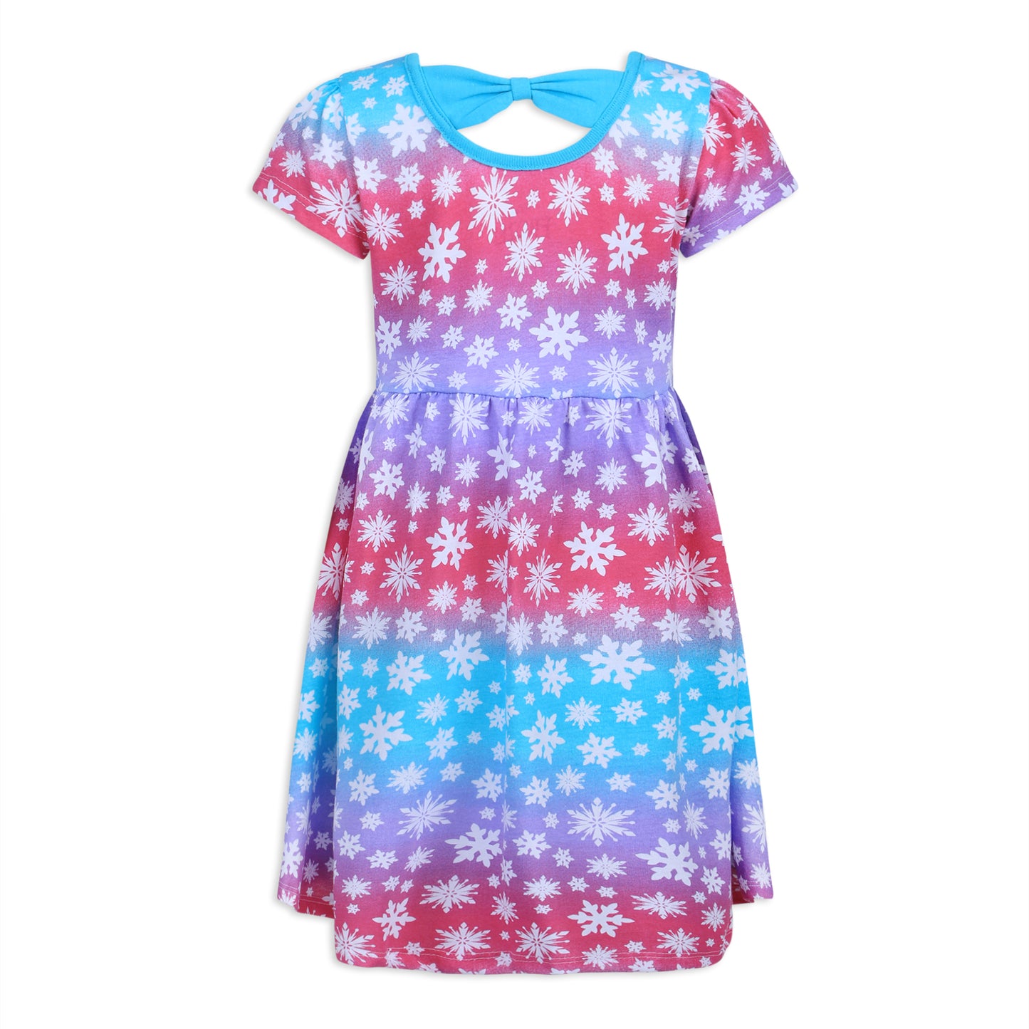 Disney Frozen Elsa Girls 2 Pack Dresses for Toddler - Pink/Purple/Multicolor