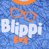 Blippi Boys Short Sleeve T-Shirt for Infant and Toddler - Blue/Orange