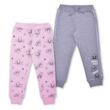 Baby Shark Nickelodeon 2 Pack Jogger Sweatpants For Girl, Toddler - Pink/Grey