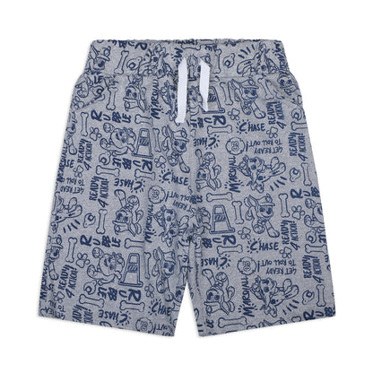 Paw Patrol Nickelodeon Boy's 2-Pack Casual Drawstring Short , Blue/Grey