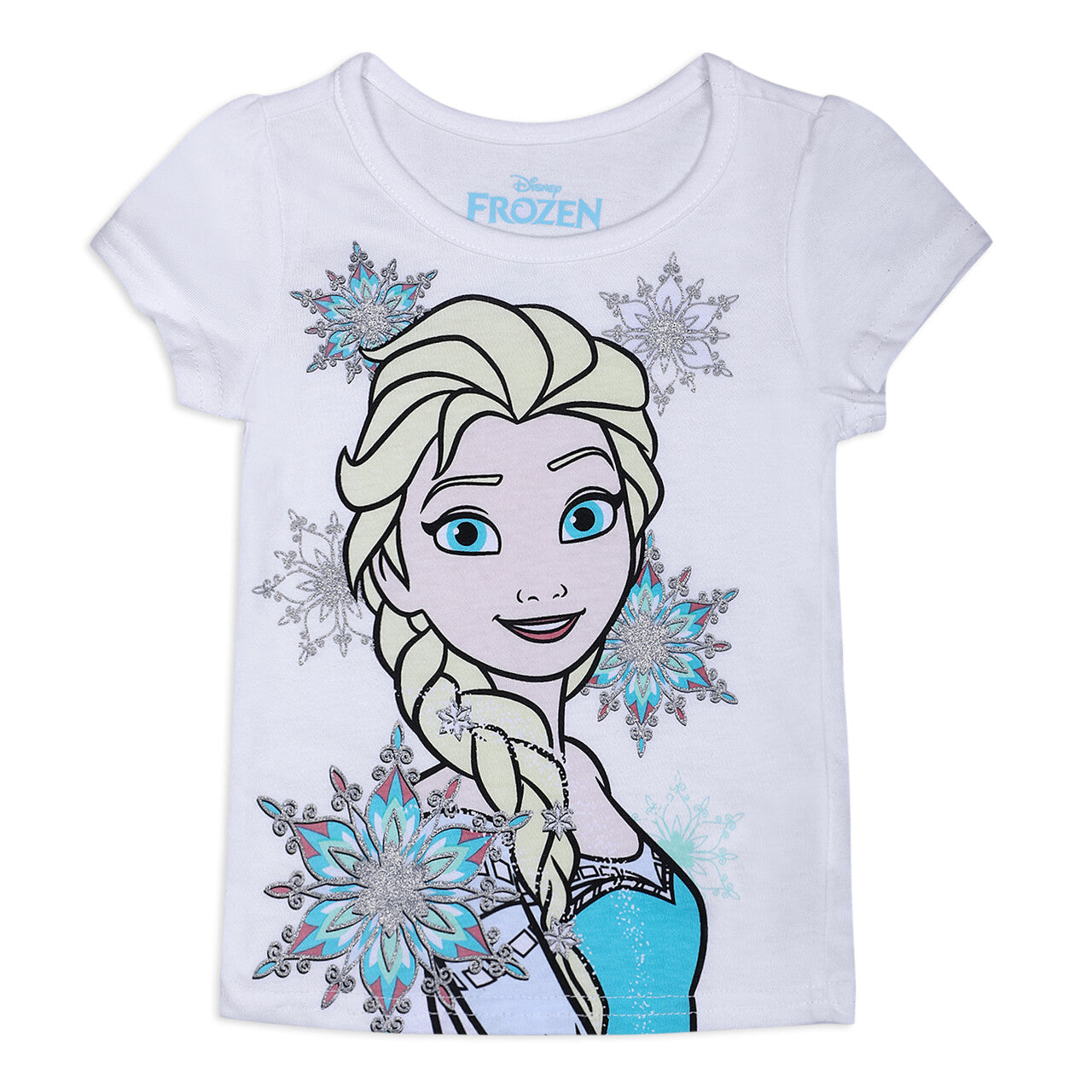 Disney Frozen Girls 3 Pack T-Shirts for Toddler, Little and Big Girls - Pink/Green/White