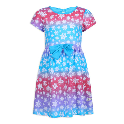 Disney Frozen Elsa Girls 2 Pack Dresses for Toddler - Pink/Purple/Multicolor