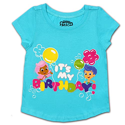 Nickelodeon Bubble Guppies Girl's It's My Birthday Blouse Tee Shirt