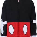 Disney Mickey Mouse Boys’ Zip Up Hoodie for Infant and Toddler – Black