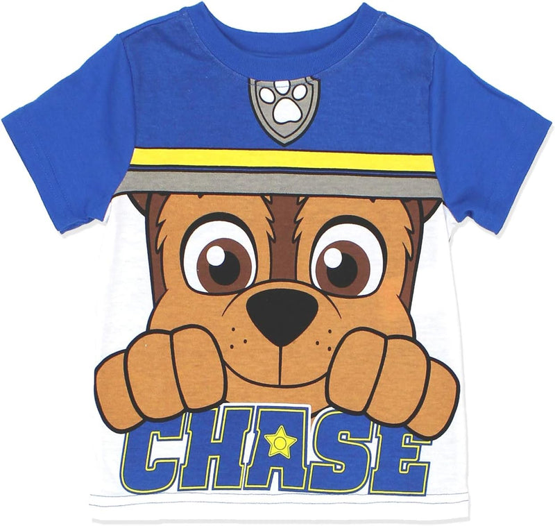 Paw Patrol Nickelodeon Boys? Chase or Marshall Tees for Toddler ? Blue/Red/White