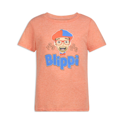 Blippi Boys’ 3 Pack T-Shirts for Infant and Toddler – Blue/Orange/Grey